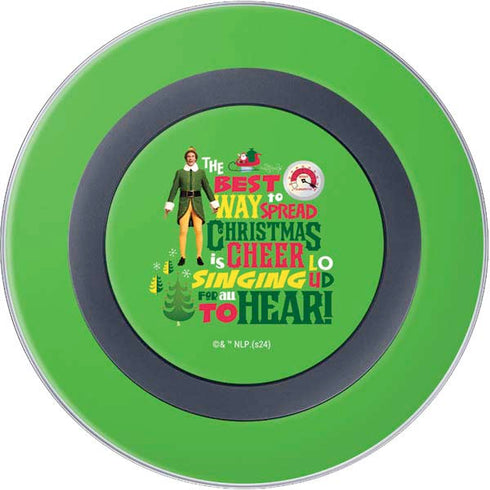 Elf Spread Christmas Cheer Wireless Charger Skin