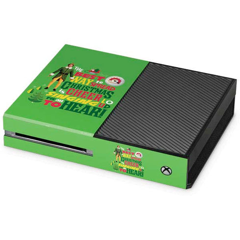 Elf Spread Christmas Cheer Xbox One Console Skin
