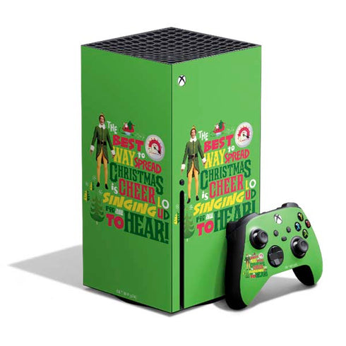 Elf Spread Christmas Cheer Xbox Series X Bundle Skin