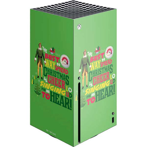 Elf Spread Christmas Cheer Xbox Series X Skins