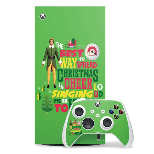 Elf Spread Christmas Cheer XBox Series X Digital Edition Bundle Skin