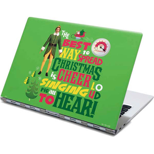 Elf Spread Christmas Cheer Yoga 910 2-in-1 14in Touch-Screen Skin