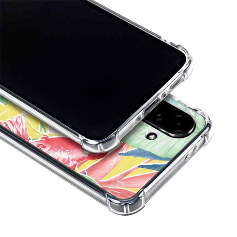 Spring Bird of Paradise Galaxy A36 5G Clear Case