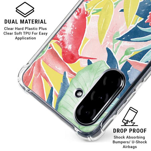 Spring Bird of Paradise Galaxy A36 5G Clear Case