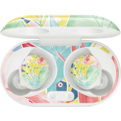 Spring Bird of Paradise Galaxy Buds Plus Skin