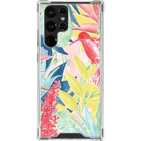 Spring Bird of Paradise Galaxy S23 Ultra Clear Case