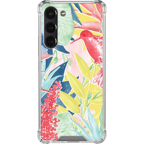 Spring Bird of Paradise Galaxy S24 FE Clear Case