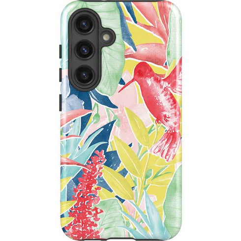 Spring Bird of Paradise Galaxy S25 Plus Impact Case