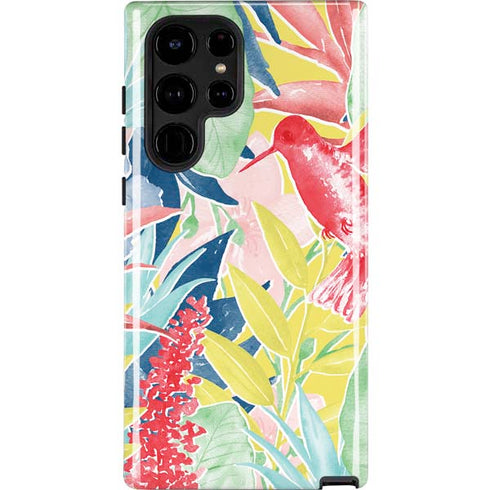 Spring Bird of Paradise Galaxy Cases