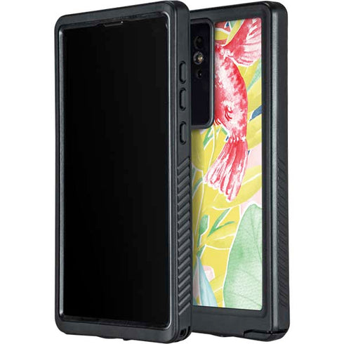 Spring Bird of Paradise Galaxy S24 Ultra Waterproof Case