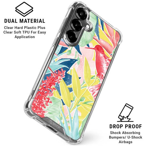 Spring Bird of Paradise Galaxy S26 Clear Case
