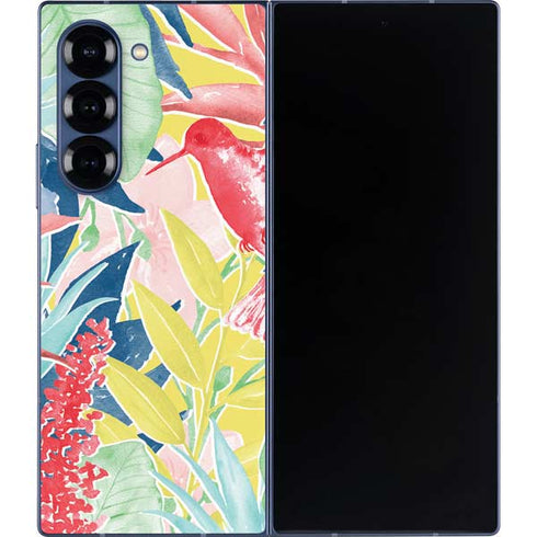 Spring Bird of Paradise Galaxy Z Fold6 Skin