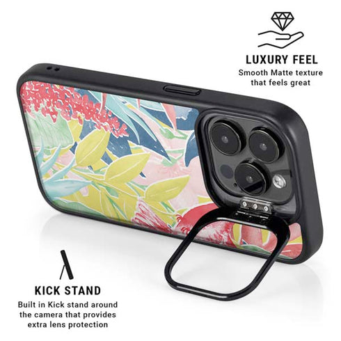 Spring Bird of Paradise iPhone 13 Pro Kickstand Case