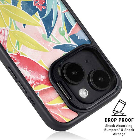 Spring Bird of Paradise iPhone 15 Kickstand Case