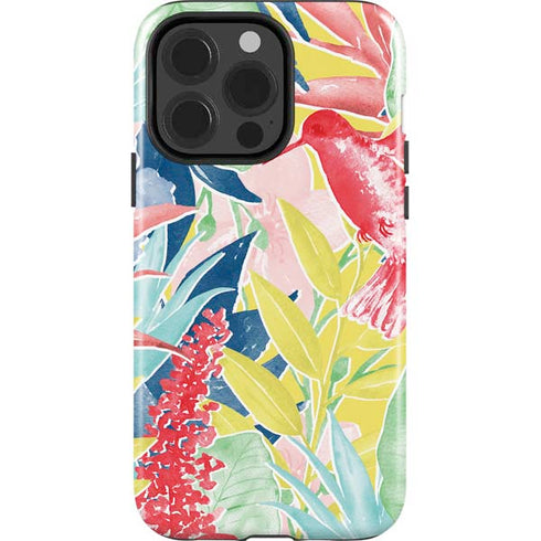 Spring Bird of Paradise iPhone 15 Pro Impact Case