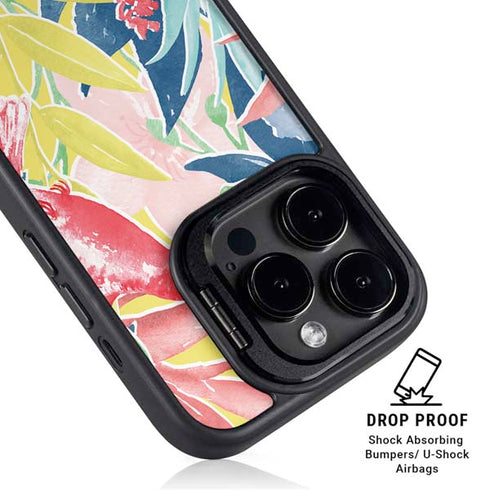 Spring Bird of Paradise iPhone 15 Pro Max Kickstand Case