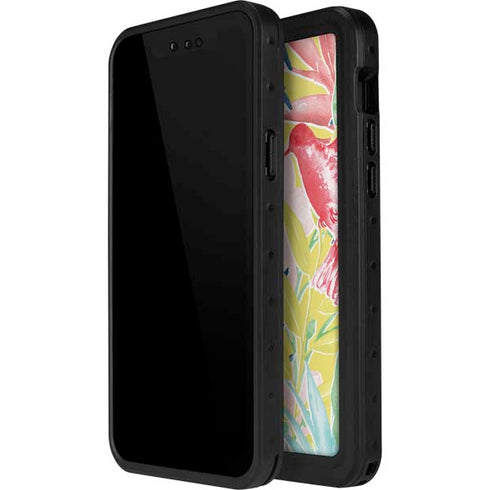 Spring Bird of Paradise iPhone 15 Pro Waterproof Case