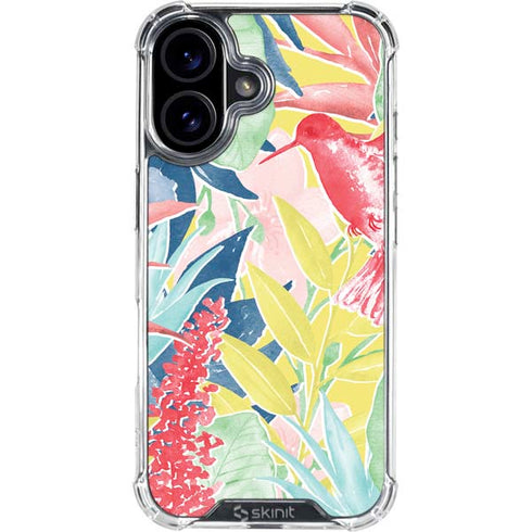 Spring Bird of Paradise iPhone 16 Plus Clear Case
