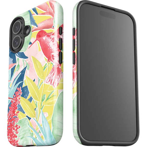 Spring Bird of Paradise iPhone 16 Plus Impact Case