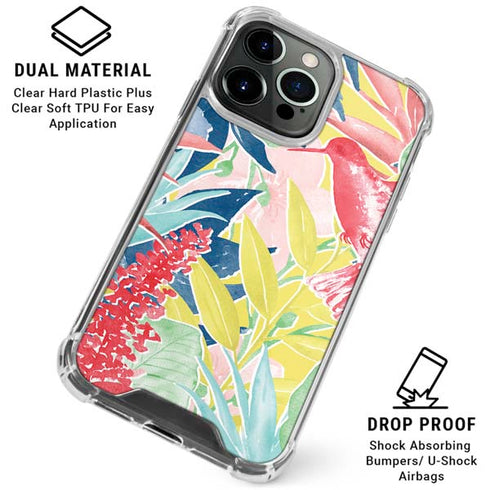 Spring Bird of Paradise iPhone 16 Pro Max Clear Case