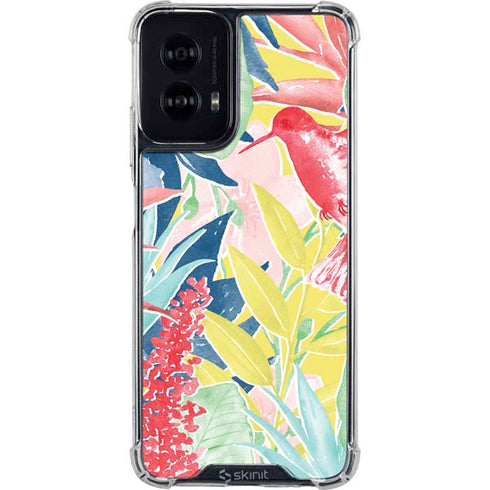 Spring Bird of Paradise Moto G Power 5G (2024) Clear Case