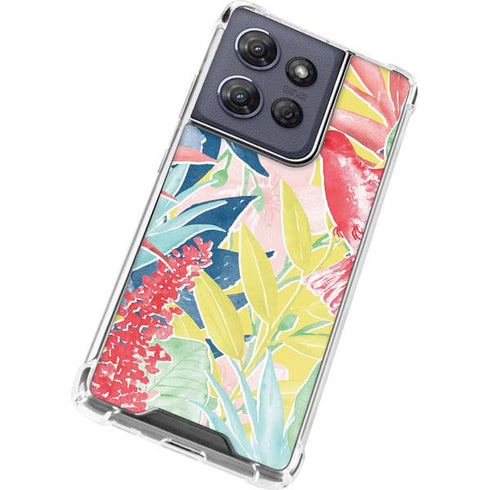 Spring Bird of Paradise Moto G Power 5G (2025) Clear Case