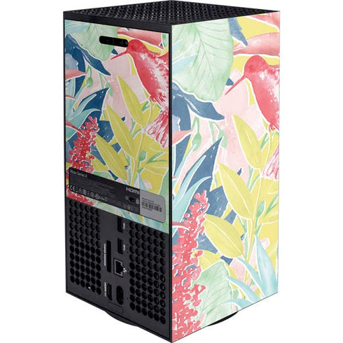 Spring Bird of Paradise XBox Series X Digital Edition Console Skin