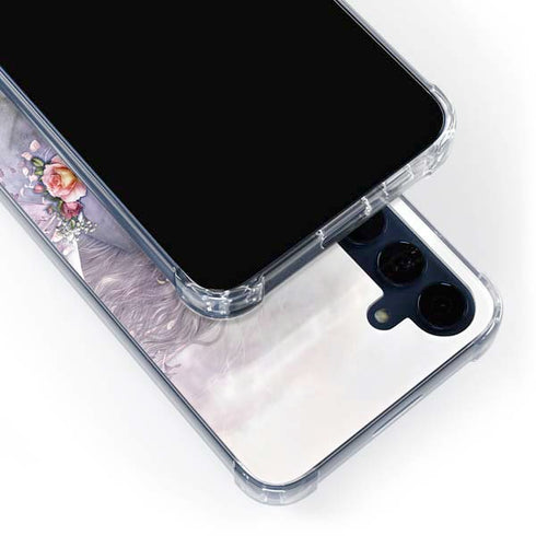 Spring Flight Unicorn by Laurie Prindle Galaxy A35 5G Clear Case