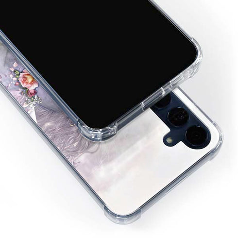 Spring Flight Unicorn by Laurie Prindle Galaxy A55 5G Clear Case