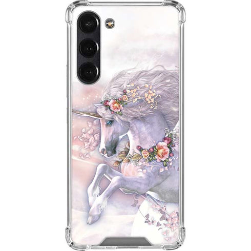 Spring Flight Unicorn by Laurie Prindle Galaxy S24 FE Clear Case