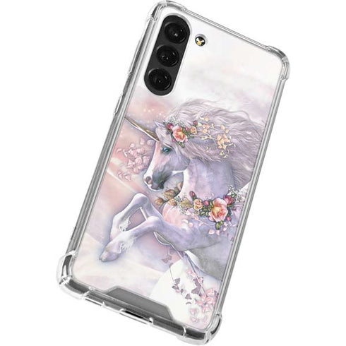 Spring Flight Unicorn by Laurie Prindle Galaxy S24 FE Clear Case