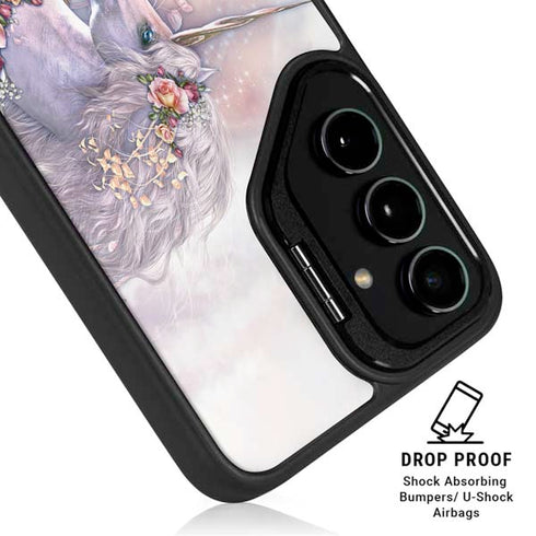 Spring Flight Unicorn by Laurie Prindle Galaxy S24 FE Kickstand Case
