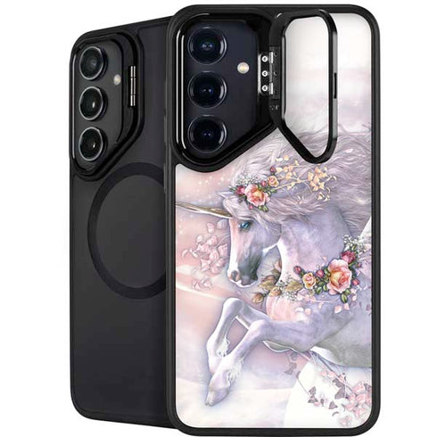 Spring Flight Unicorn by Laurie Prindle Galaxy S25 Kickstand Case