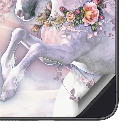 Spring Flight Unicorn by Laurie Prindle Galaxy S25 Skin