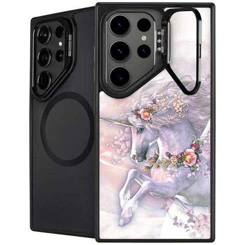 Spring Flight Unicorn by Laurie Prindle Galaxy S25 Ultra Kickstand Case