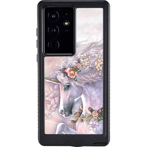 Spring Flight Unicorn by Laurie Prindle Galaxy S24 Ultra Waterproof Case