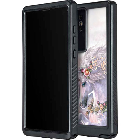 Spring Flight Unicorn by Laurie Prindle Galaxy S24 Ultra Waterproof Case