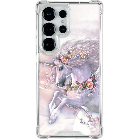 Spring Flight Unicorn by Laurie Prindle Galaxy S25 Ultra Clear Case