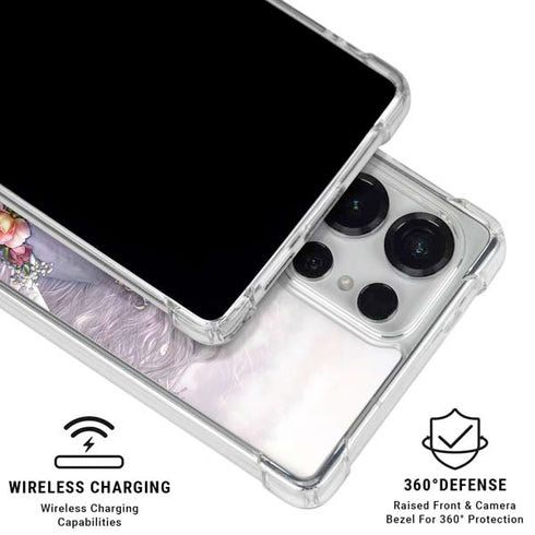 Spring Flight Unicorn by Laurie Prindle Galaxy S25 Ultra Clear Case