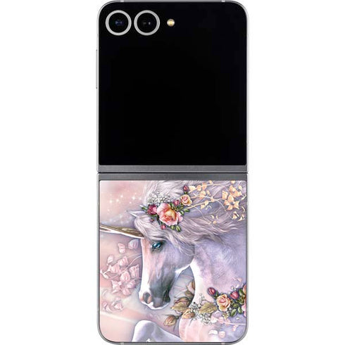 Spring Flight Unicorn by Laurie Prindle Galaxy Z Flip6 Skin