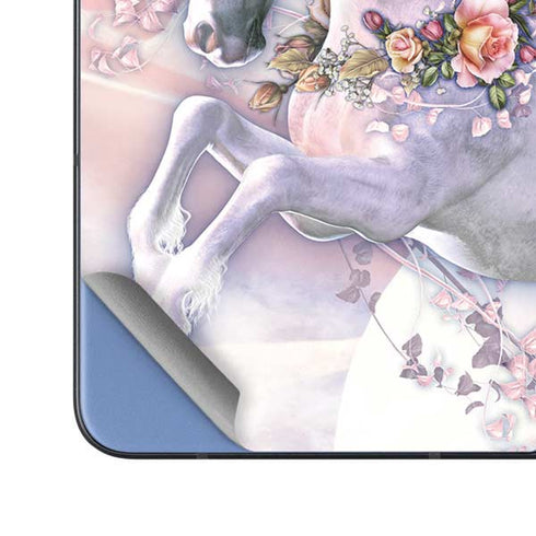 Spring Flight Unicorn by Laurie Prindle Galaxy Z Fold5 5G Skin