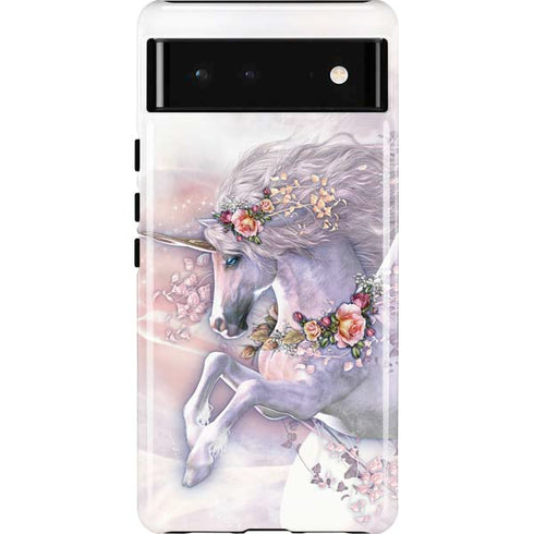 Spring Flight Unicorn by Laurie Prindle Pixel Cases