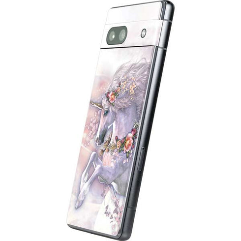 Spring Flight Unicorn by Laurie Prindle Google Pixel 7a Skin