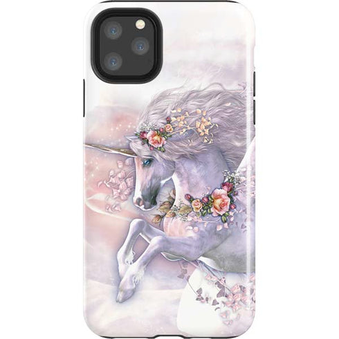 Spring Flight Unicorn by Laurie Prindle iPhone Cases