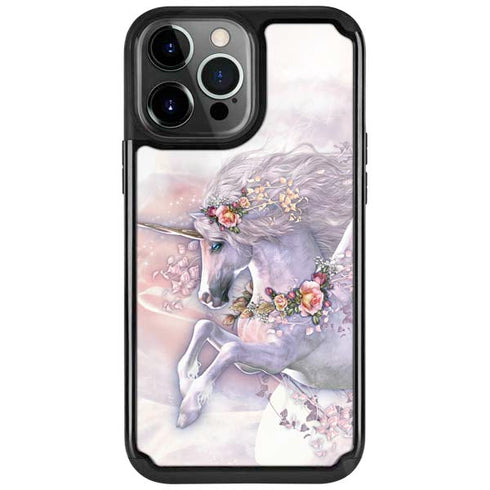 Spring Flight Unicorn by Laurie Prindle iPhone Cases