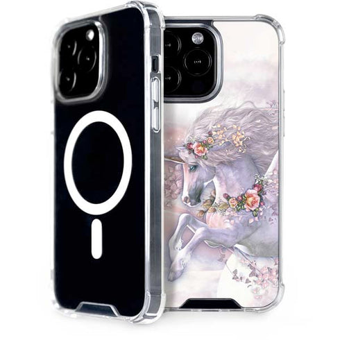Spring Flight Unicorn by Laurie Prindle iPhone Cases