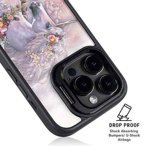 Spring Flight Unicorn by Laurie Prindle iPhone 14 Pro Max Kickstand Case