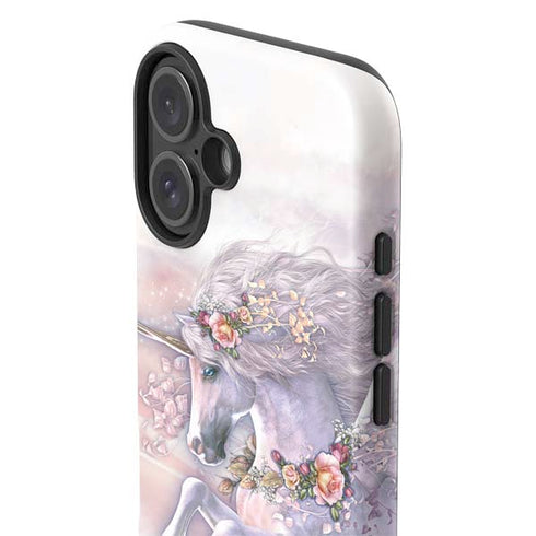 Spring Flight Unicorn by Laurie Prindle iPhone 16 Impact Case