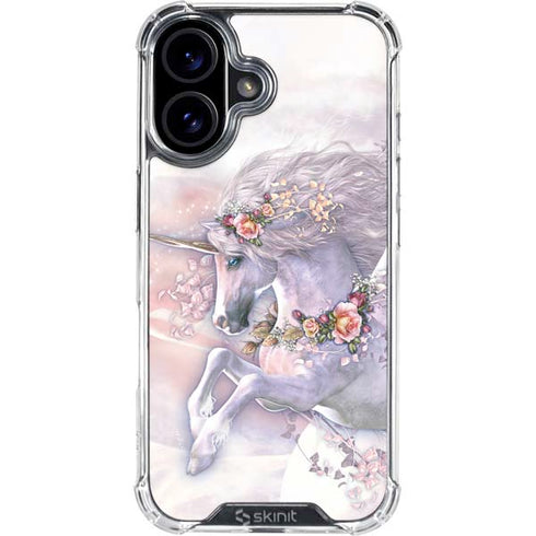 Spring Flight Unicorn by Laurie Prindle iPhone 16 Plus Clear Case