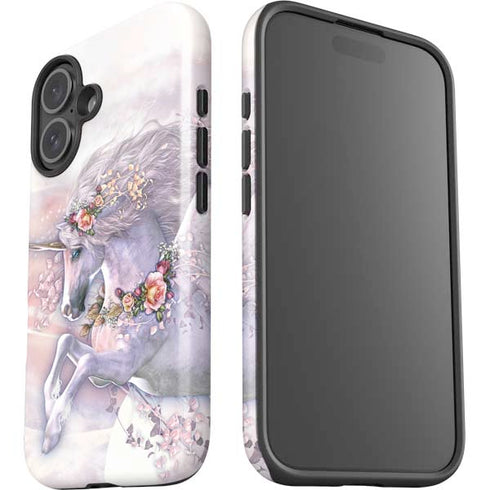 Spring Flight Unicorn by Laurie Prindle iPhone 16 Plus Impact Case